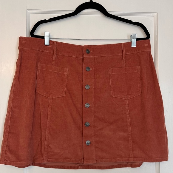 Mauve Denim Skirt - Picture 6 of 6